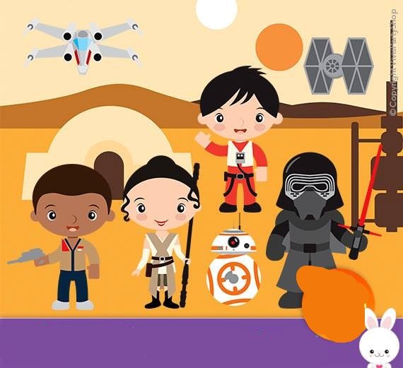 Star Wars Awakens_Vivi_s Party Shop Kit Digital Star Wars - Imagem 1