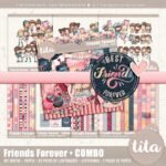 Kit digital combo Friends forever