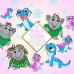 Kit Digital Lizards Trolls Frozem