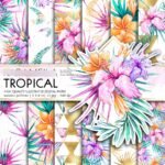 Kit Digital Papeis Tropical