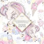 Kit Digital Unicornio Baby