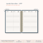 Arquivo Agenda Masculina Vertical 2027 2DPP - Imagem 3
