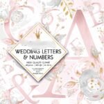 Kit Digital Letras e Numero para Casamento
