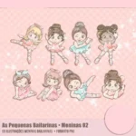 Kit Digital Combo Pequenas Bailarinas - Imagem 7