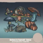 Kit Digital Believe In Yourself Floral - Imagem 8
