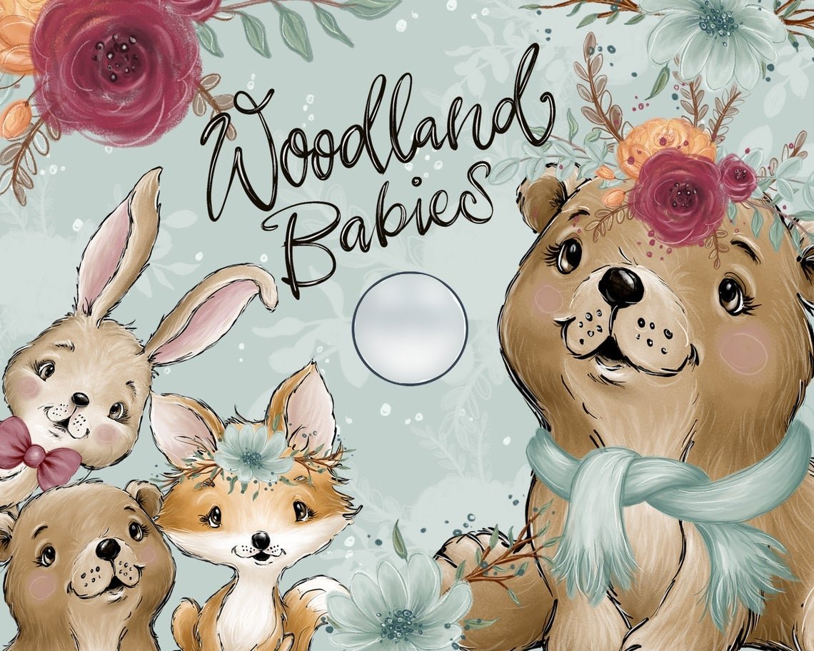 Woodland Babies Kit Digital Animais da Floresta - Imagem 1