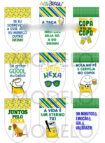 Arquivo Copa do Mundo 2026 Bandeirolas e Tags Divertidas - Imagem 2