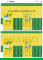 Arquivo Copa do Mundo 2026 Mini Caixa Milk e Toppers - Imagem 2