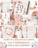 Arquivo Combo 6 Agendas 2027 e Perm com/sem Horários - Refúgio