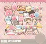 Kit Digital Menina Candy - Imagem 3