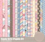 Kit Digital Menina Candy - Imagem 5