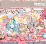 Kit Digital Menina Candy - Imagem 6