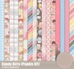 Kit Digital Menina Candy - Imagem 8