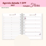 Arquivo Agenda Datada 2027 - Coleção Flores - Imagem 7