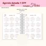Arquivo Agenda Datada 2027 - Coleção Flores - Imagem 9