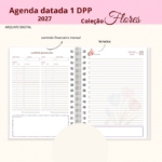 Arquivo Agenda Datada 2027 - Coleção Flores - Imagem 5