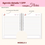 Arquivo Agenda Datada 2027 - Coleção Flores - Imagem 3