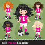 Arquivo Kit Digital  Futebol Menina 2