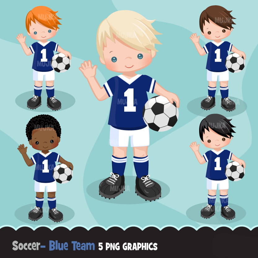 futebol menino 1 Arquivo Kit Digital Futebol Menino 1 - Imagem 1
