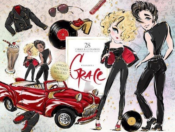 grace Kit Digital Grease Movie - Imagem 1