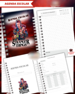 Arquivo Agenda Escolar Stranger Things 2026 - Imagem 3