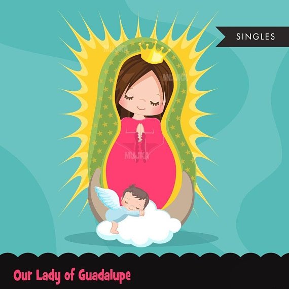 nossa senhora de guarda lupe Arquivo Kit Digital Nossa Senhora de Guarda Lupe - Imagem 1