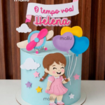 Arquivo Topo de Bolo O Tempo Voa Menina