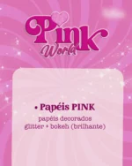 Kit Digital Papéis Barbie Pink Word