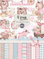 Kit Digital Ursos Marinheiros Ilustraçoes - Imagem 3