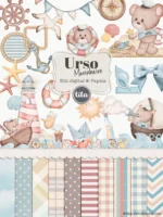 Kit Digital Ursos Marinheiros Ilustraçoes - Imagem 9