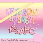 Kit Digital Circo Candy Color Meninas - Imagem 9