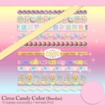 Kit Digital Circo Candy Color Meninas - Imagem 3