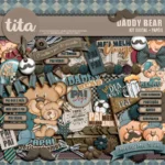 Kit Digital Papai Urso Daddy Bear - Imagem 2
