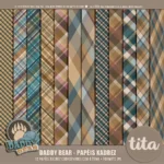 Kit Digital Papai Urso Daddy Bear - Imagem 7