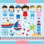 Kit Digital Pequenos Marinheiros