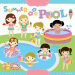 Kit Digital Dia de Piscina Girls