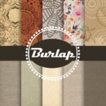 Kit Digital Papeis Estampas Juta