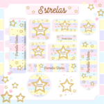Arquivo Etiqueta Escolar ESTRELAS