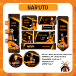 Arquivo Etiqueta Escolar  NARUTO