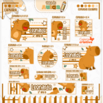 Arquivo Etiqueta Escolar CAPIVARA