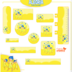 Arquivo Etiqueta Escolar Divertidamente ALEGRIA