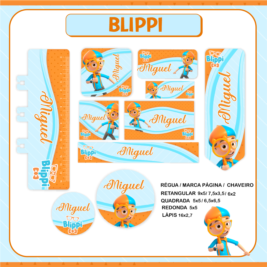 03 - BLIIPI Arquivo Etiqueta Escolar BLIIPI - Imagem 1