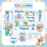Arquivo Etiqueta Escolar COCOMELON