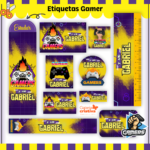 Arquivo Etiqueta Escolar GAMER