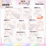 Arquivo Etiqueta Escolar -UNICORNIO