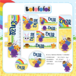 Arquivo Etiqueta Escolar BOLOFOFOS