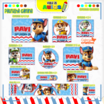 Arquivo Etiqueta Escolar  PATRULHA CANINA