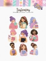 Kit Digital Dia dos Professores - Ilustrações e Papéis - Imagem 5