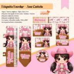 Arquivo Etiqueta Escolar Ana Castela