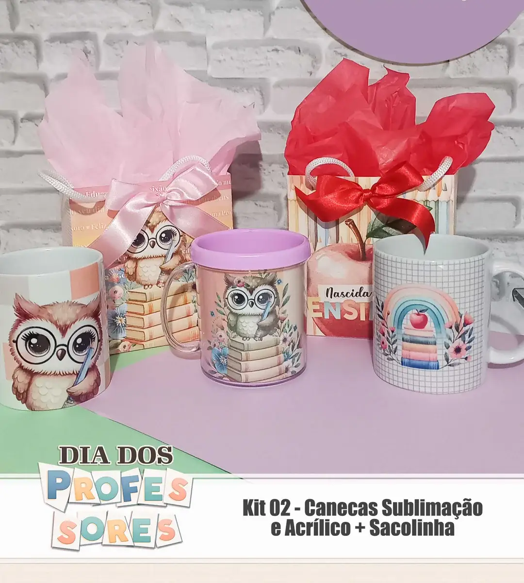 1 - Canecas e Sacolas Arquivo Dia dos Professores Canecas e Sacolas - Imagem 1